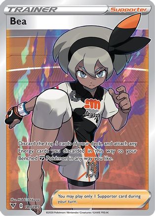 Bea (Full Art) 180 - Holofoil SWSH04 Vivid Voltage - Ultra Rare