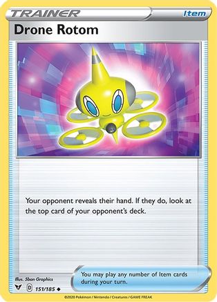 Drone Rotom 151 - Reverse Holofoil SWSH04 Vivid Voltage - Uncommon