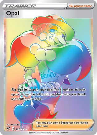 Opal (Secret) 197 - Holofoil SWSH04 Vivid Voltage - Secret Rare