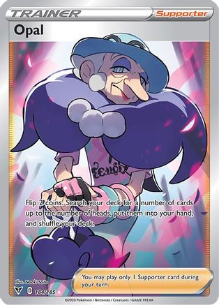 Opal (Full Art) 184 - Holofoil SWSH04 Vivid Voltage - Ultra Rare