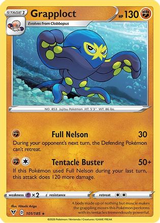Grapploct 101 - Reverse Holofoil SWSH04 Vivid Voltage - Rare
