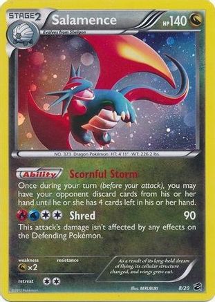 Salamence (Cosmos Holo) 008/20 - Holofoil Blister Exclusives - Promo