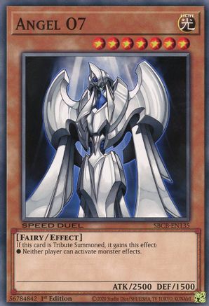 Angel O7 (SBCB-EN135) - Speed Duel: Battle City Box 1st Edition