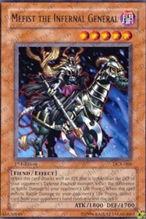 Mefist the Infernal General (DCR-066) - Dark Crisis Unlimited