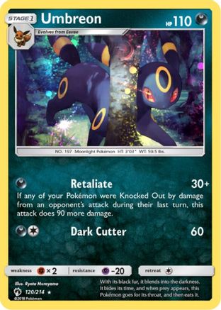 Umbreon (Cosmos Holo) 120/214 - Holofoil Blister Exclusives - Promo