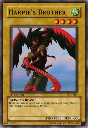 Harpie's Brother (SDJ-011) - Starter Deck: Joey Unlimited