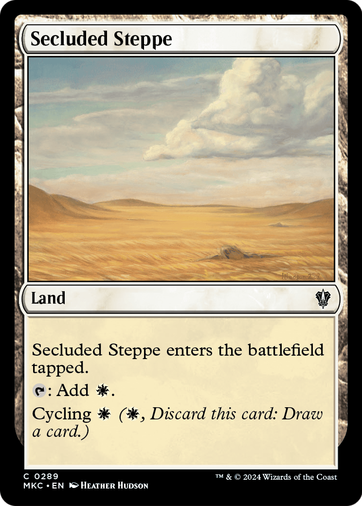 Secluded Steppe (MKC-289) - Murders at Karlov Manor Commander