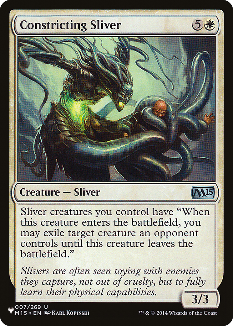 Constricting Sliver (LIST-007/269) - The List