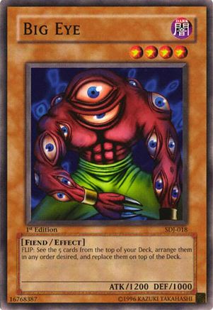 Big Eye (SDJ-018) - Starter Deck: Joey Unlimited