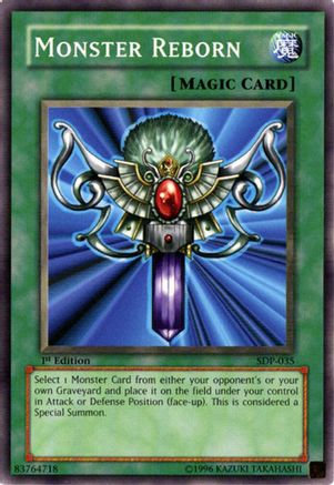 Monster Reborn (SDP-035) - Starter Deck: Pegasus 1st Edition