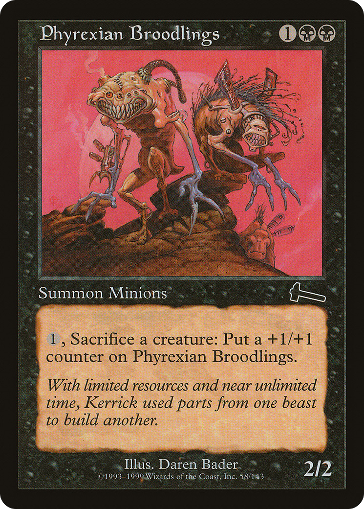 Phyrexian Broodlings (ULG-058) - Urza's Legacy Foil