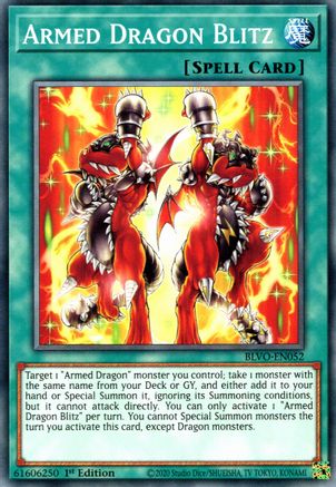 Armed Dragon Blitz (BLVO-EN052) - Blazing Vortex 1st Edition