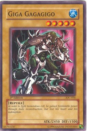 Giga Gagagigo (IOC-056) - Invasion of Chaos 1st Edition