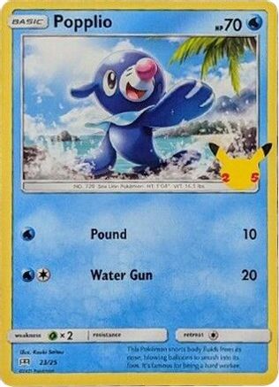 Popplio 023/25 McDonalds 25th Anniversary Promos - Promo