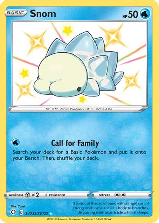 Snom SV033 - Holofoil Shining Fates Shiny Vault - Shiny Holo Rare