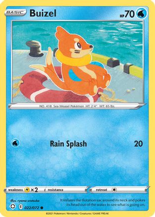 Buizel 022 Shining Fates - Common