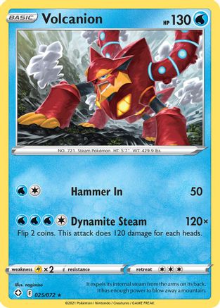 Volcanion 025 Shining Fates - Rare