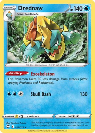 Drednaw 027 Shining Fates - Rare