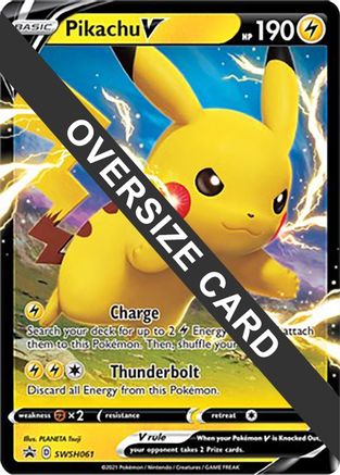 Pikachu V SWSH061 - Holofoil Jumbo Cards - Promo