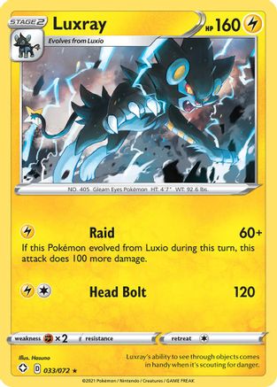 Luxray 033 - Reverse Holofoil Shining Fates - Holo Rare