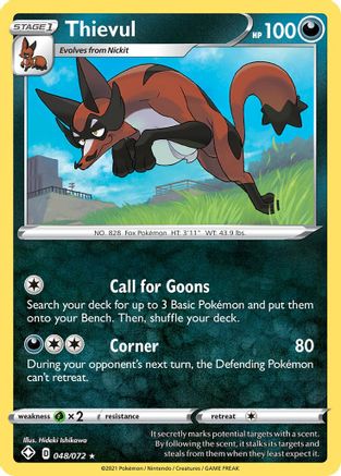 Thievul 048 - Holofoil Shining Fates - Holo Rare