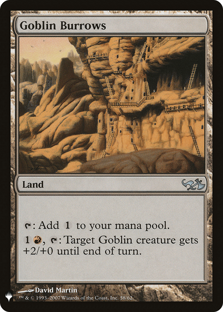 Goblin Burrows (LIST-058) - The List