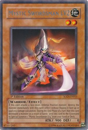 Mystic Swordsman LV2 (SOD-EN011) - Soul of the Duelist 1st Edition
