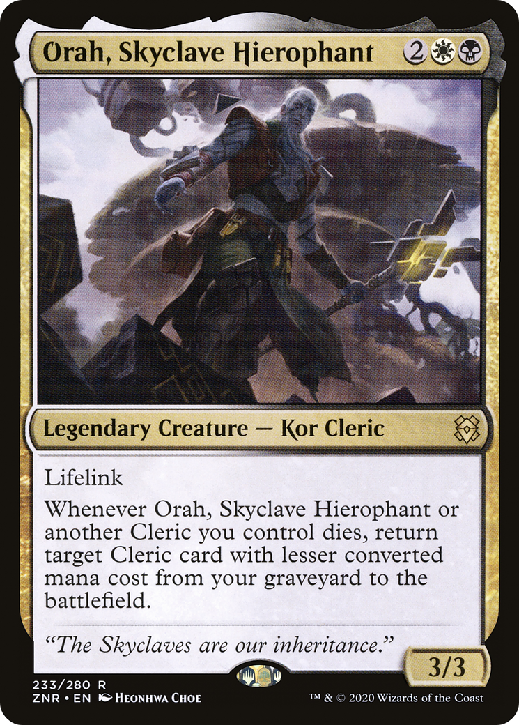 Orah, Skyclave Hierophant (ZNR-233) - Zendikar Rising