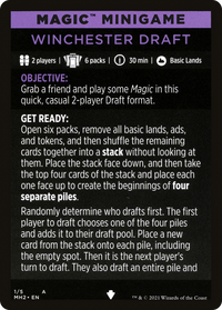 Winchester Draft // Winchester Draft (cont'd) (MMH2-001) - Modern Horizons 2 Minigames Foil