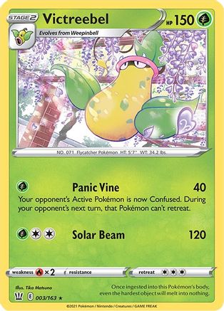 Victreebel 003 - Reverse Holofoil SWSH05 Battle Styles - Rare