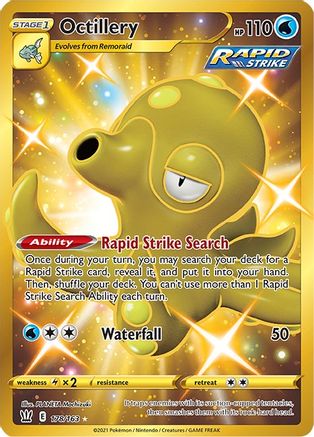 Octillery (Secret) 178 - Holofoil SWSH05 Battle Styles - Secret Rare
