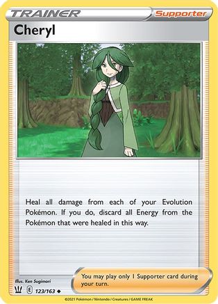 Cheryl 123 - Reverse Holofoil SWSH05 Battle Styles - Uncommon
