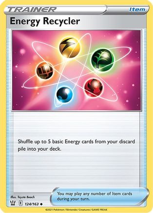 Energy Recycler 124 - Reverse Holofoil SWSH05 Battle Styles - Uncommon