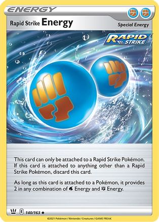 Rapid Strike Energy 140 SWSH05 Battle Styles - Uncommon