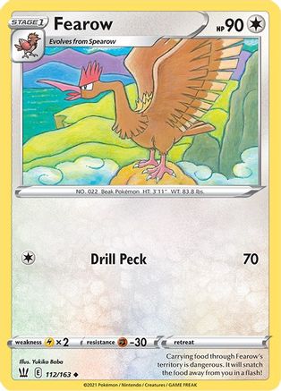 Fearow 112 SWSH05 Battle Styles - Uncommon