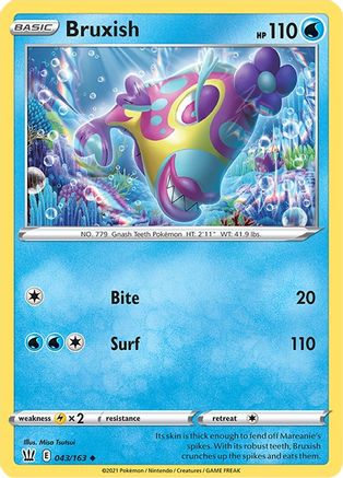Bruxish 043 SWSH05 Battle Styles - Uncommon