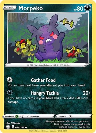 Morpeko 098 SWSH05 Battle Styles - Uncommon