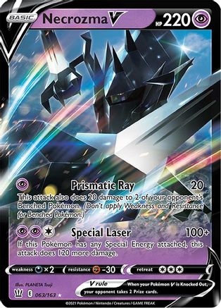 Necrozma V 063 - Holofoil SWSH05 Battle Styles - Ultra Rare