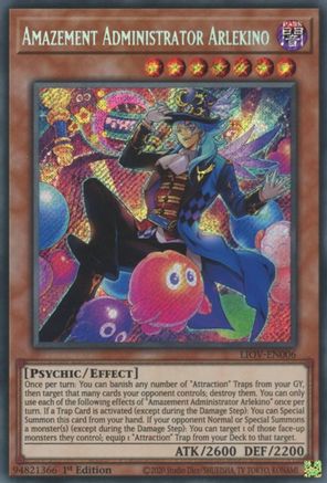 Amazement Administrator Arlekino (LIOV-EN006) - Lightning Overdrive 1st Edition