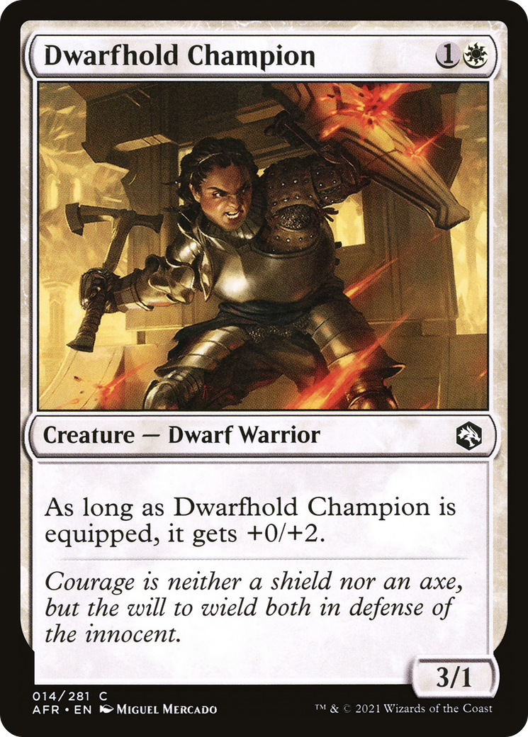 Dwarfhold Champion (AFR-014) - Adventures in the Forgotten Realms