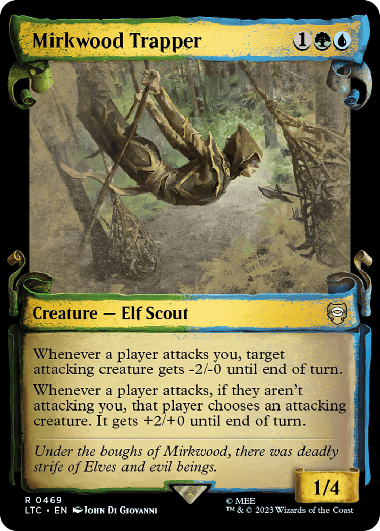 Mirkwood Trapper (Showcase Scrolls) (LTC-469) - Tales of Middle-earth Commander: (Showcase) Foil