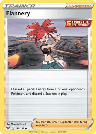 Flannery 139 SWSH06 Chilling Reign - Uncommon