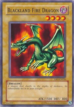Blackland Fire Dragon (DB2-EN036) - Dark Beginning 2 Unlimited