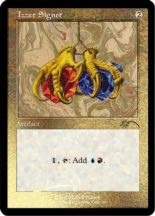 Izzet Signet (Foil Etched) (SLD-293) - Secret Lair Drop Series Foil