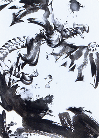 Quicksilver Fisher // Quicksilver Fisher (AONE-068) - Phyrexia: All Will Be One Art Series (Borderless)