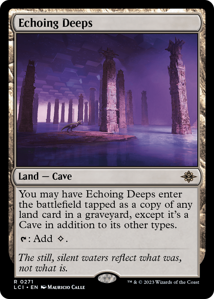 Echoing Deeps (LCI-271) - The Lost Caverns of Ixalan Foil