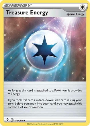 Treasure Energy 165 SWSH07 Evolving Skies - Uncommon