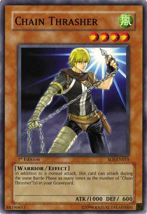 Chain Thrasher (SOI-EN015) - Shadow of Infinity 1st Edition