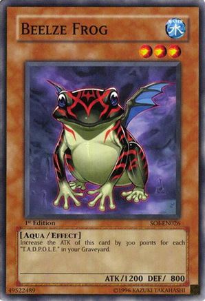 Beelze Frog (SOI-EN026) - Shadow of Infinity 1st Edition