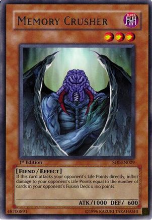 Memory Crusher (SOI-EN029) - Shadow of Infinity 1st Edition